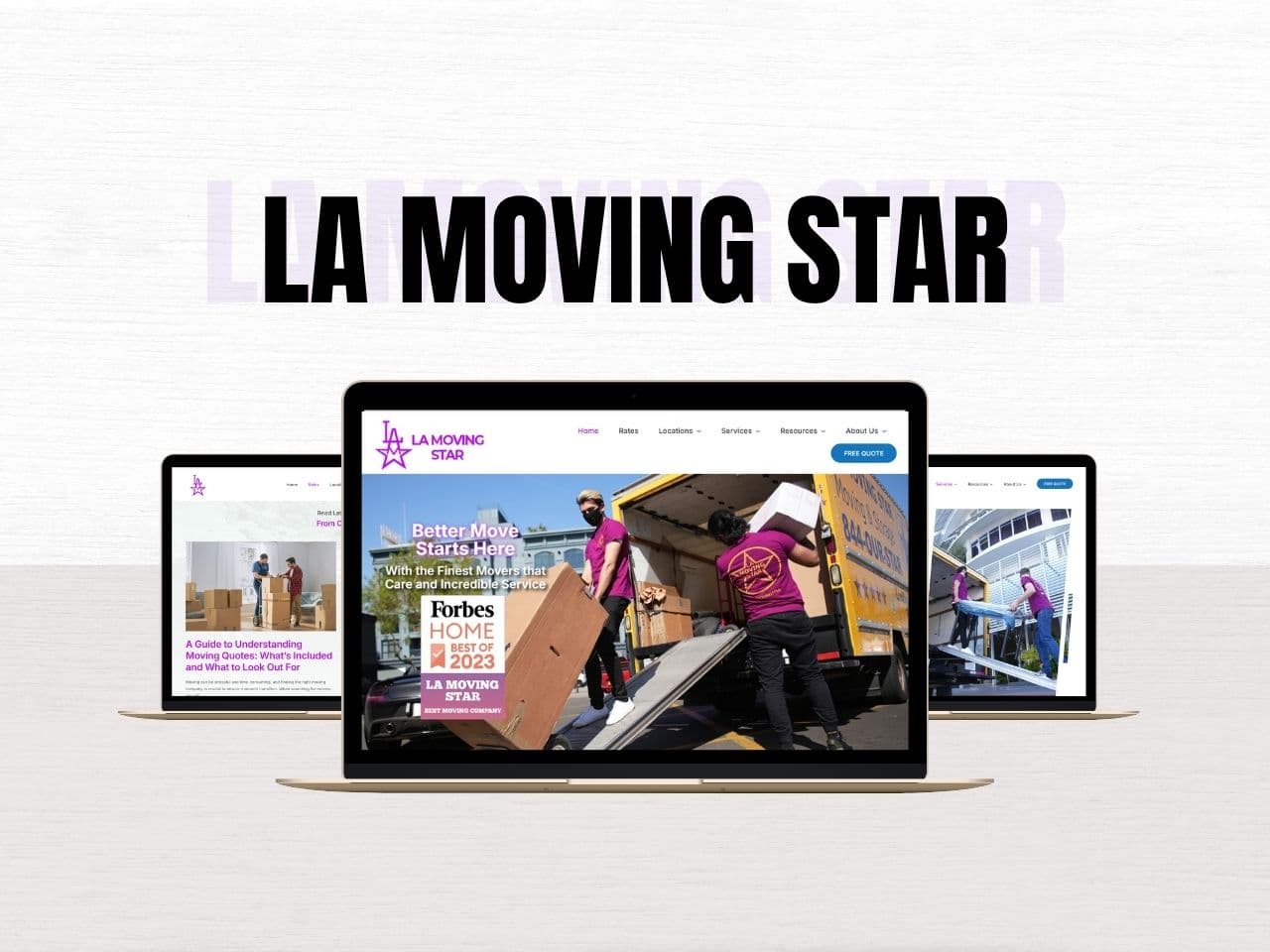 LA Moving Star service and location pages